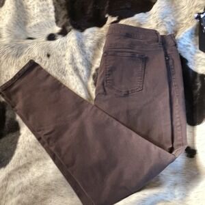 Maurices Brown XL - R Skinny Pants Stretch Pockets Mid Rise (37 X 10 X 30)